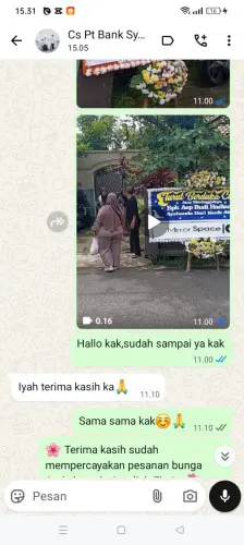 Testimonial Papan Bunga sagaracipta